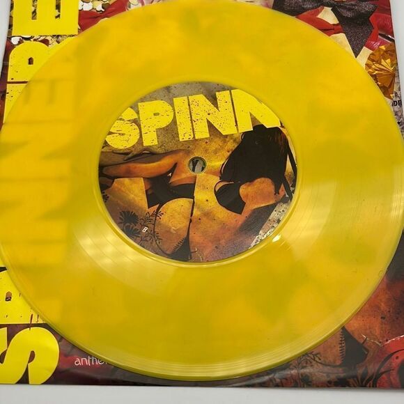 SPINNERETTE Baptized By‎ Fire 7” Yellow Vinyl-New-HOFF072S - Picture 5 of 6